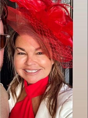 Derby Red Feather Hat for Women - Statement Event Accessory